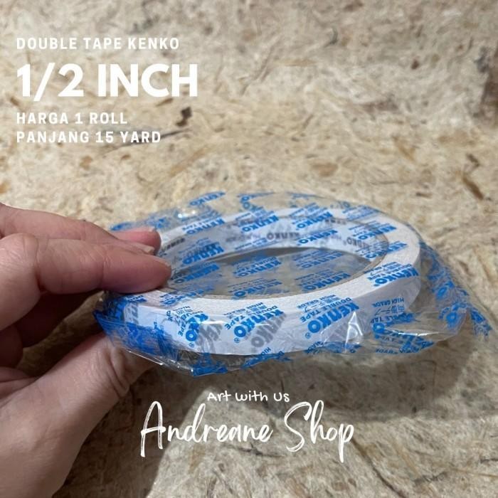 

Pilihan- Double Tape Kenko 1/2 Inch / 12 Mm Solasi Perekat 2 Sisi Super Kuat Lem Serbaguna