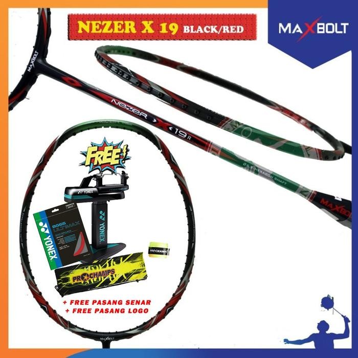 Maxbolt Nezer X 19 Raket Badminton Original
