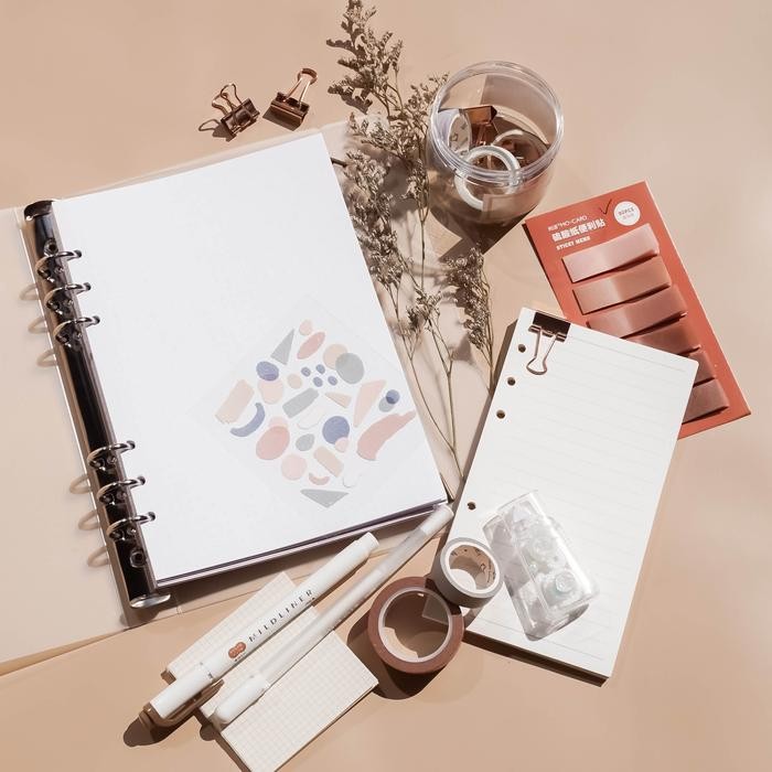 

Shinsday Binder Doff-Matte 6 Rings A6 A5 Kode 113