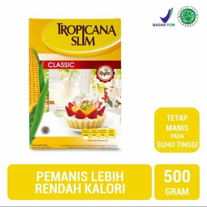 

Pilihan- Tropicana Slim Sweetener Classic Refill 500 Gr