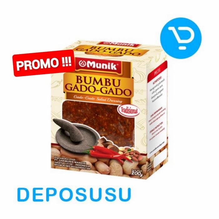 

Pilihan- Munik Bumbu Gado Gado 200G Gado-Gado Salad Dressing