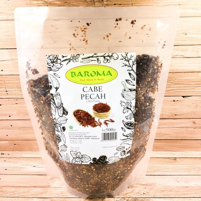 

Pilihan- Cabe Pecah / Chili Flakes 500Gr - Baroma Bumbu Rempah