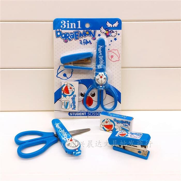 

Bisa Termin! Set Alat Tulis Unik / Stationary Set Gunting & Staples Isi 3 Item