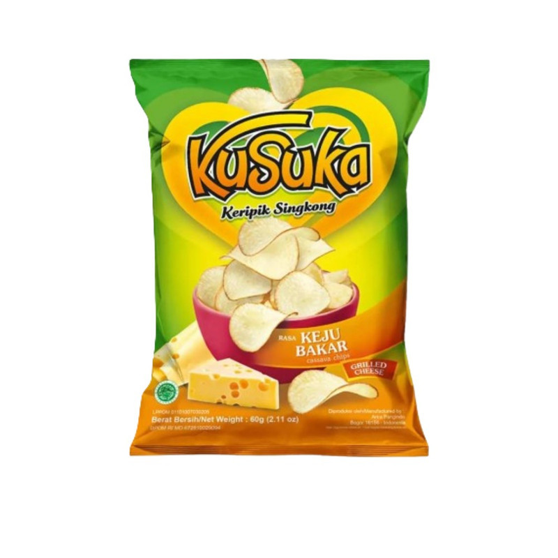 

Kusuka Kripik Singkong Keju Bakar 60G
