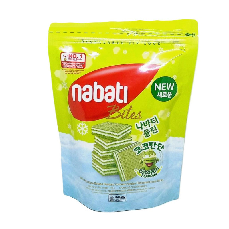 

Nabati Wafer Cocopandan Pouch 100G