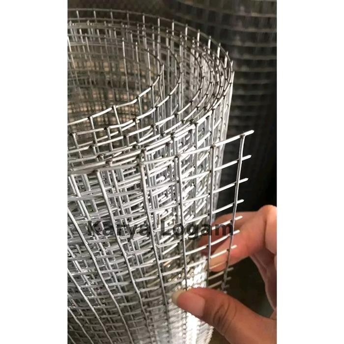 Kawat Loket / Wiremesh kotak 12 x 12 mm tebal 1.2 mm tinggi 90cm