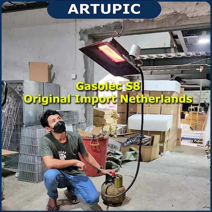 Gasolec S8 ASLI Pemanas Kandang Ayam Infrared Heater Gasolec Asli bukan rikte igm medion