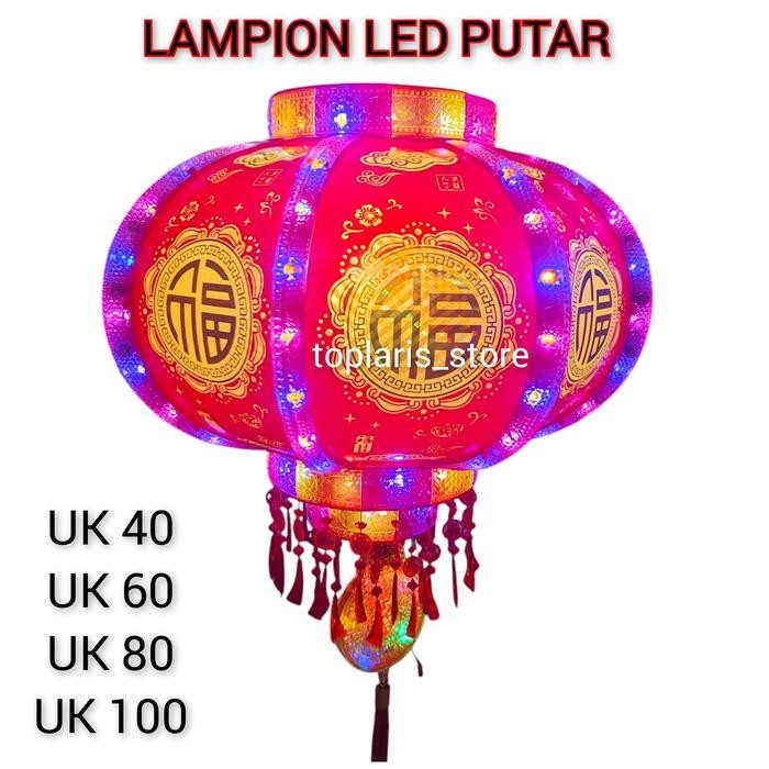 Lampion Lampu Led Putar Imlek 022