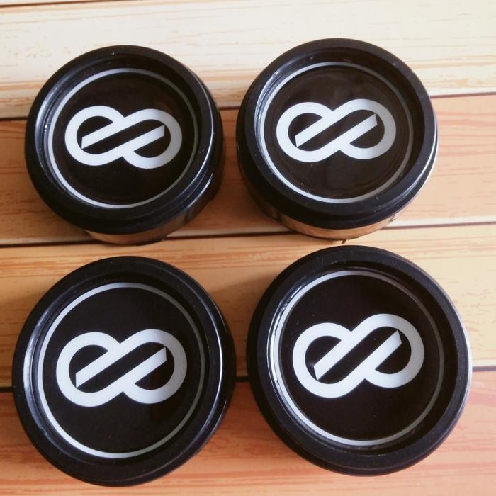 Tutup Velg Dop Roda Racing Enkei Hitam