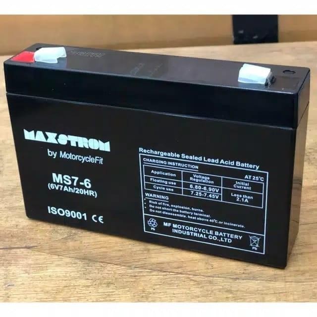 Aki Battery Mainan Anak Mobil Mobilan 6V 7Ah 6 V 7 Ah 6V7Ah