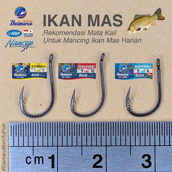 Mata Pancing Daimaru Batik Marusode 1054 - Kail ukuran Kecil