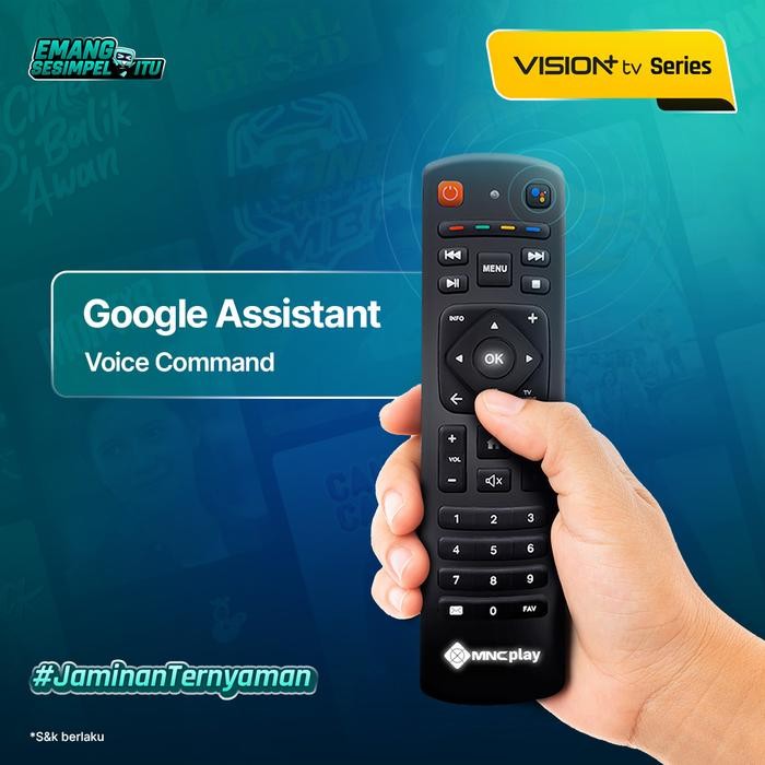 REMOTE ANDROID TV BOX - VISION+ TV