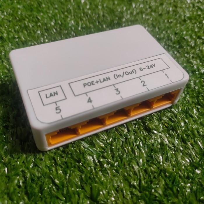 Switch Hub 5 Port Modif POE - Bukan Totolink S505