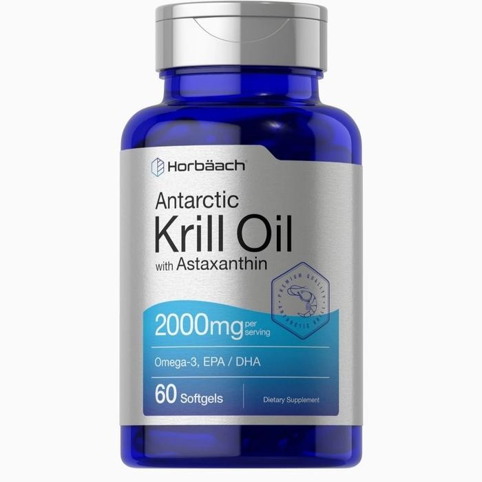Horbaach krill oil 2000 mg per serving isi 60 softgel
