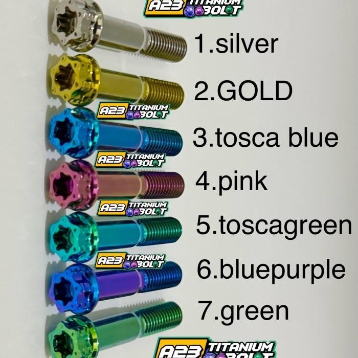 ASLI Paket baut titanium PCX READY STOCK