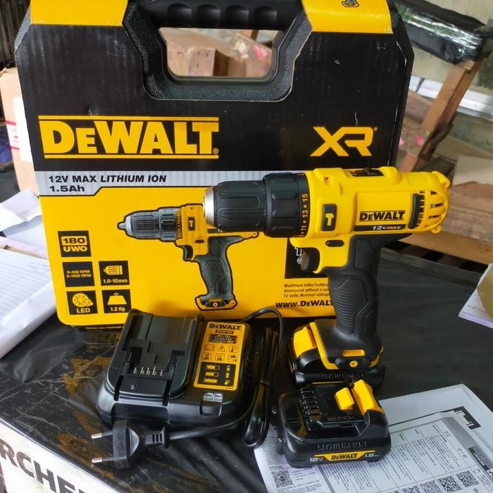 Mesin Bor Baterai Cordless Hammer Drill DCD716C2K Dewalt /DCD716