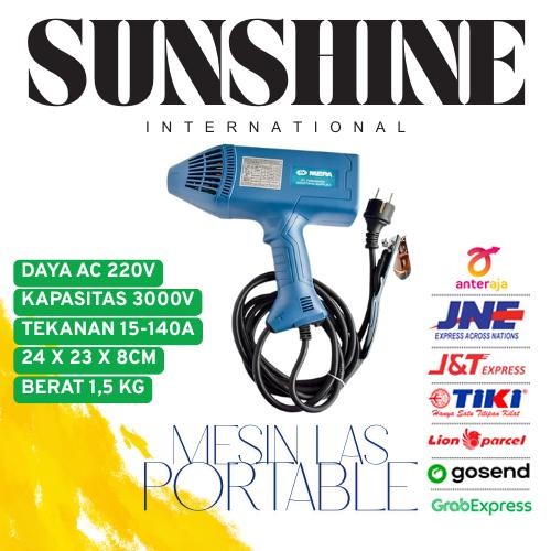 MESIN LAS LISTRIK PORTABLE MUDAH DI BAWA