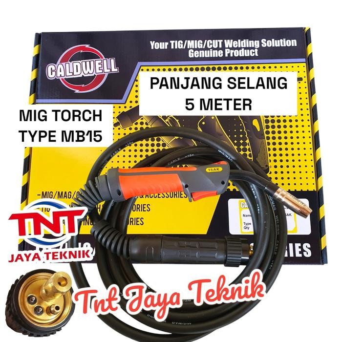 CALDWELL MIG TORCH MB15 AK STANG LAS CO2 CALDWELL MB15AK MB 15 / STANG LAS MIG MB15 CALDWELL