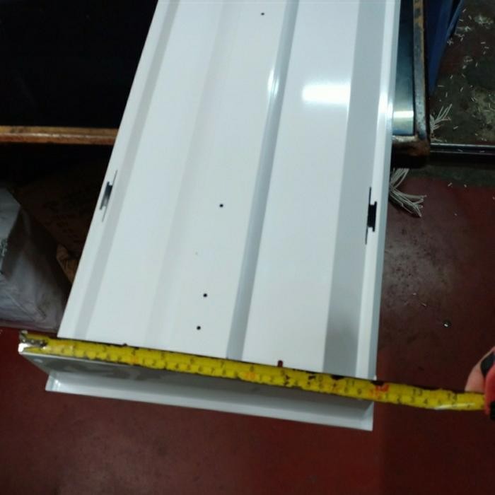 Kap RMI 2X36 Gypsum kosongan dan plus lampu Philips 2x16w