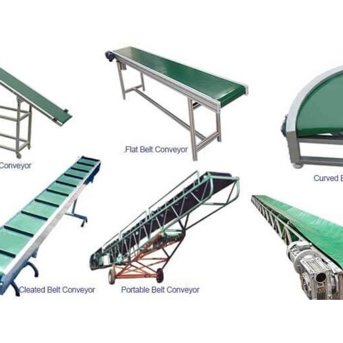 Conveyor Belt PVC Putih 1mm 275mm x 1500mm Endless + K10 ( 2 sisi )