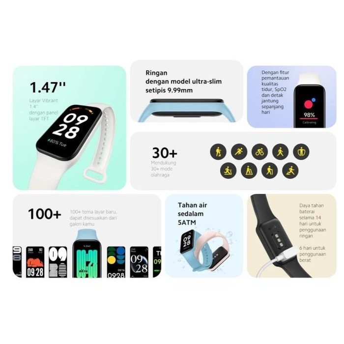 Xiaomi Redmi Smart Band 2 Garansi Resmi