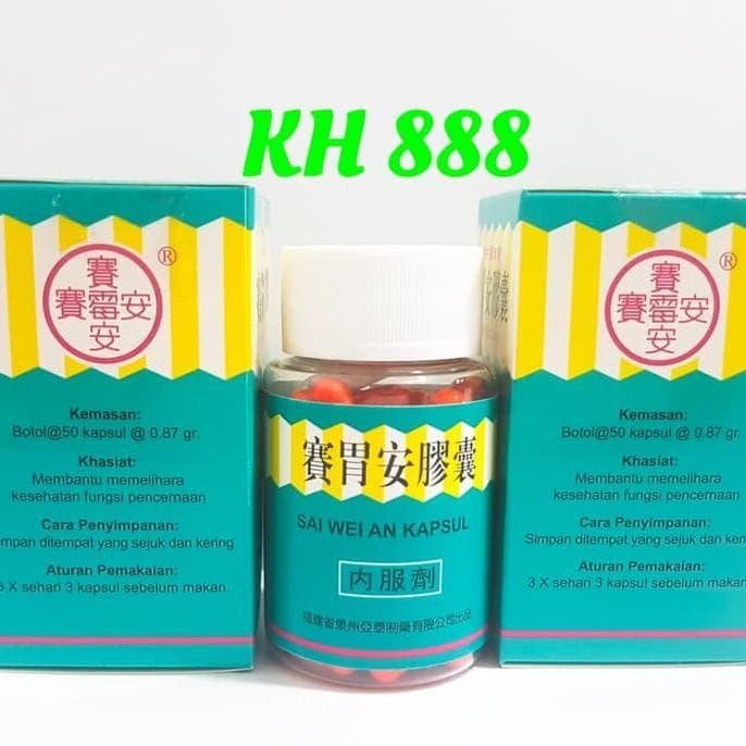 Obat China Cina Sai Wei An Kapsul - Obat Luka Pada lambung,Infeksi