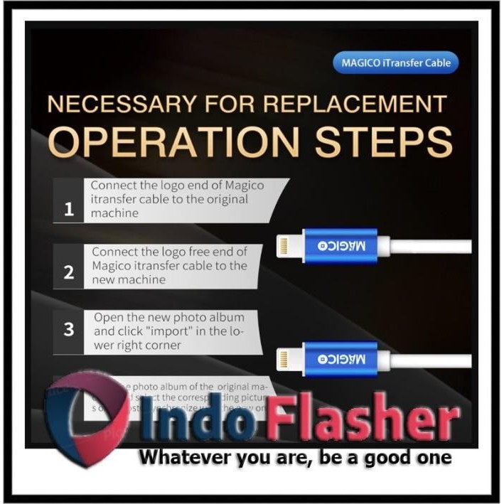 Magico iTransfer Cable Kabel Pindah Data iPhone Tanpa PC