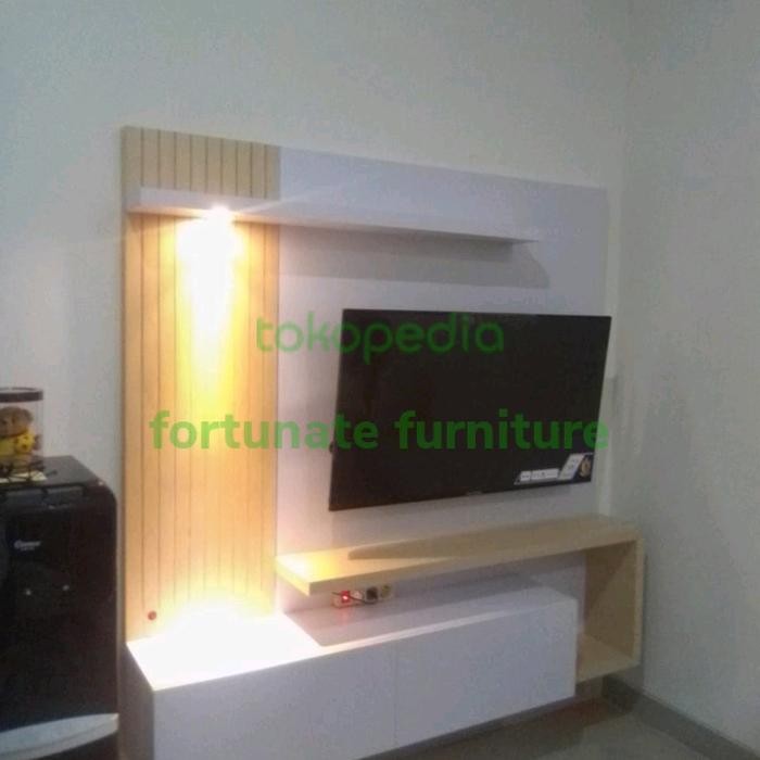 Bisa Spk Backdrop Tv Minimalis Hpl Furniture