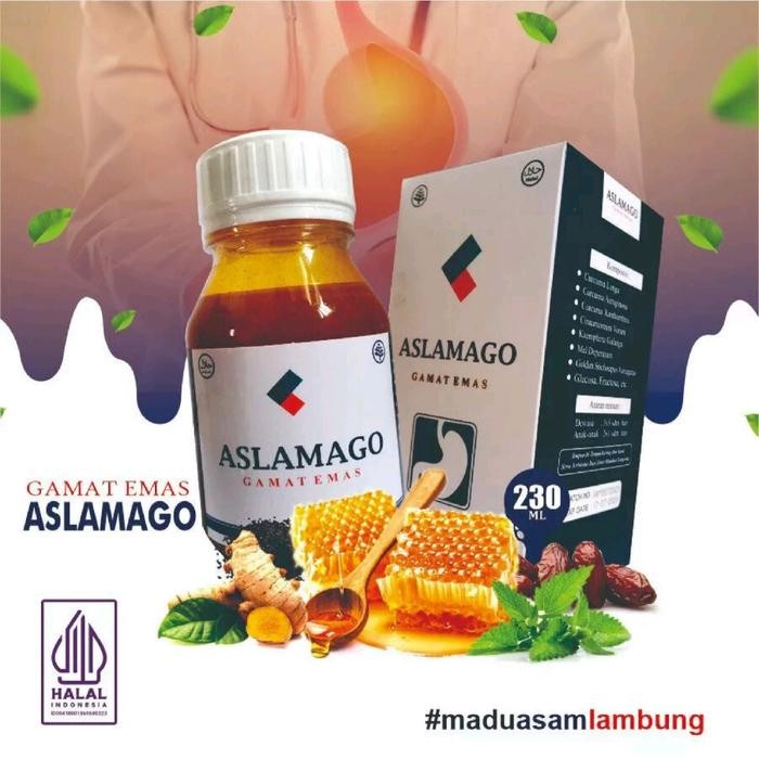 

Pilihan- Aslamago - Madu Asam Lambung Gamat Emas 350G Honey Herbal