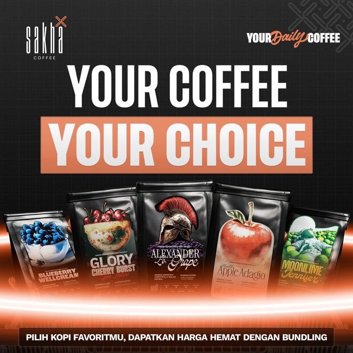 

Pilihan- Paket Bundle Your Coffee Your Choice Exclusive Specialty Coffe Bean Arabica Murni Biji
