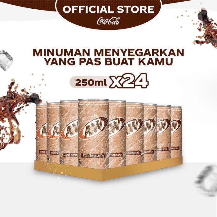 

Pilihan- A&W Minuman Soda - Rasa Sarsaparila - Kaleng 250Ml - X24 Pcs