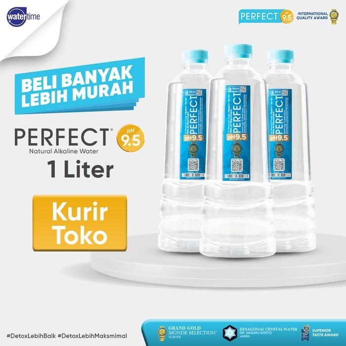 

Pilihan- Perfect Alkaline Water Ph 9.5 - Ukuran 1 Liter (1 Karton Isi 6 Botol ) Air Minum