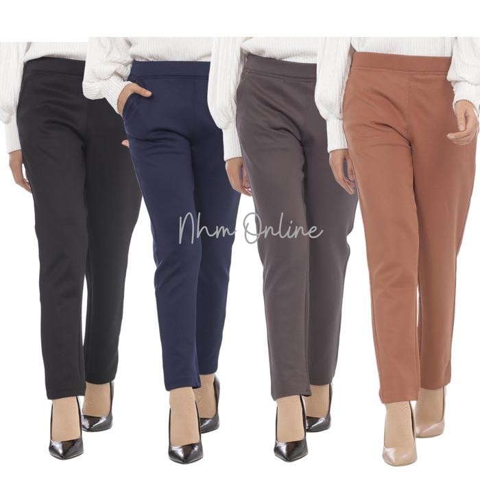Reytorrm Collection - Celana Legging Jumbo Scuba, Legging Korea Tebal Adem Melar