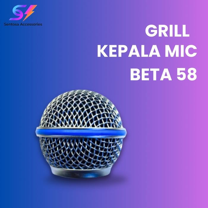 Pilihan- Kepala Mic Beta 58 Grill Mic Beta 58 Kepala Mic Shure Beta Kepala Mic Krezt Beta 58