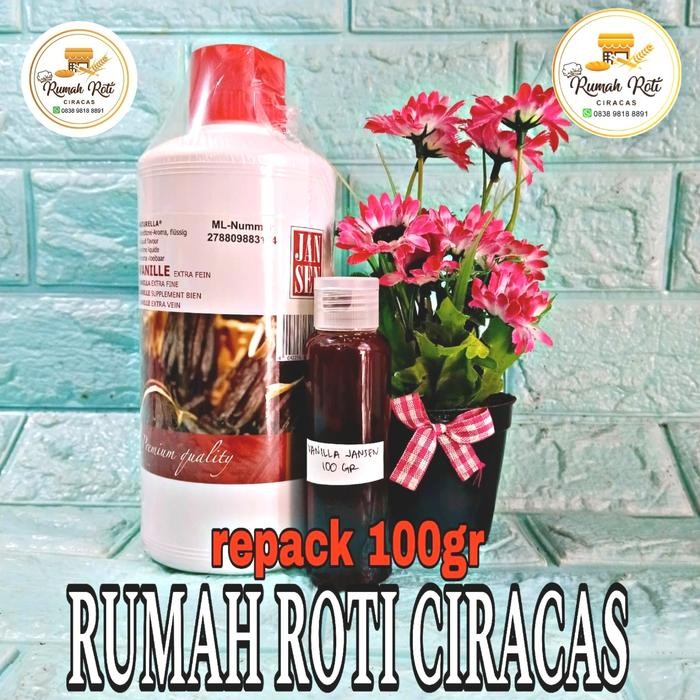 

Umbara.shop VANILA JANSEN EXTRACT 100 GR BOTOL PERASA VANILLA VANILI KUE CAKE