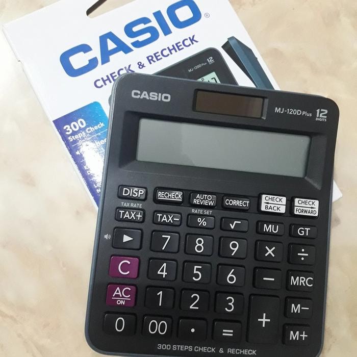 

Hot Sale! Kalkulator Casio Mj-120D Plus-Bk Original