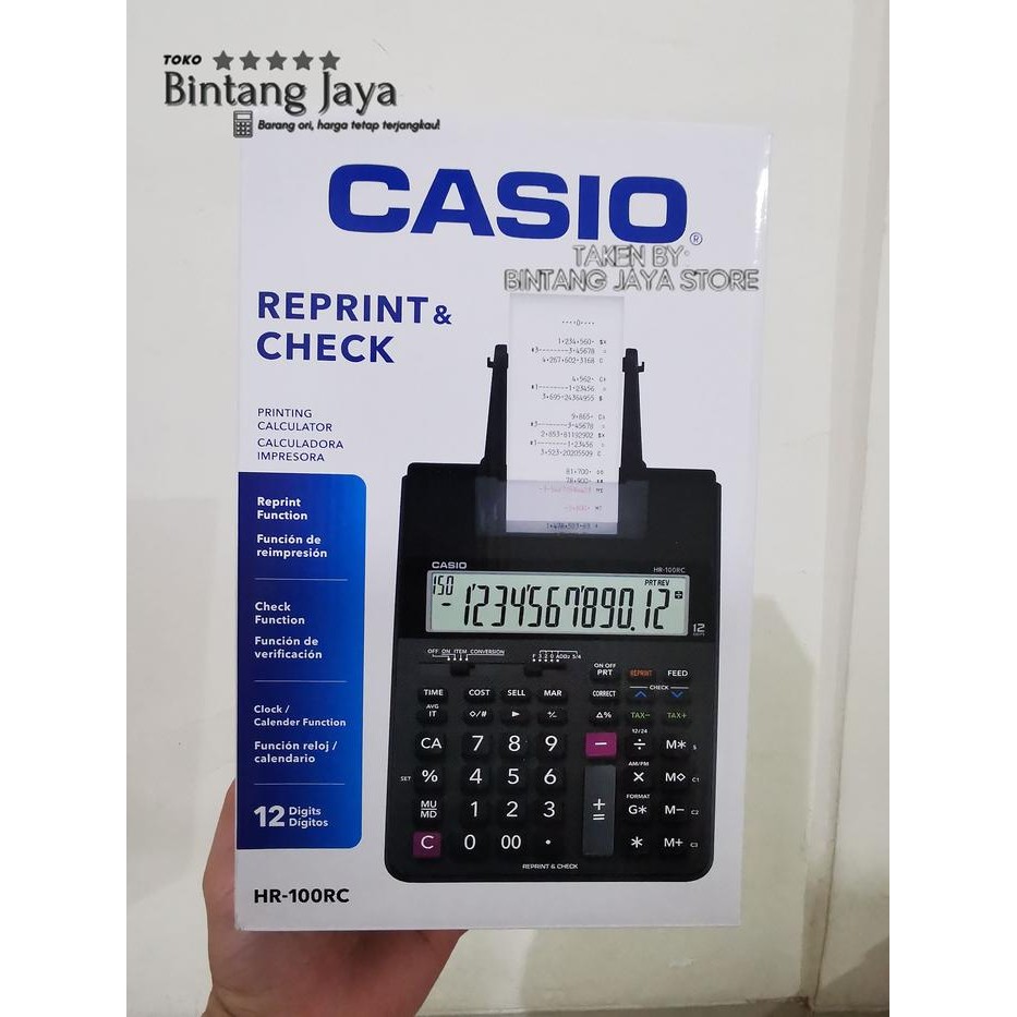 

Bisa Grab! Kalkulator Casio Hr100 Rc Orginial