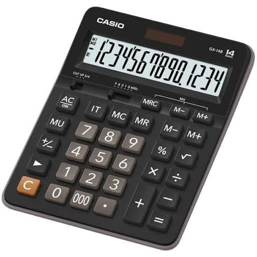 

Khusus Gosend! Casio Gx14 - Calculator Desktop/ Kalkulator Kantor Gx-14