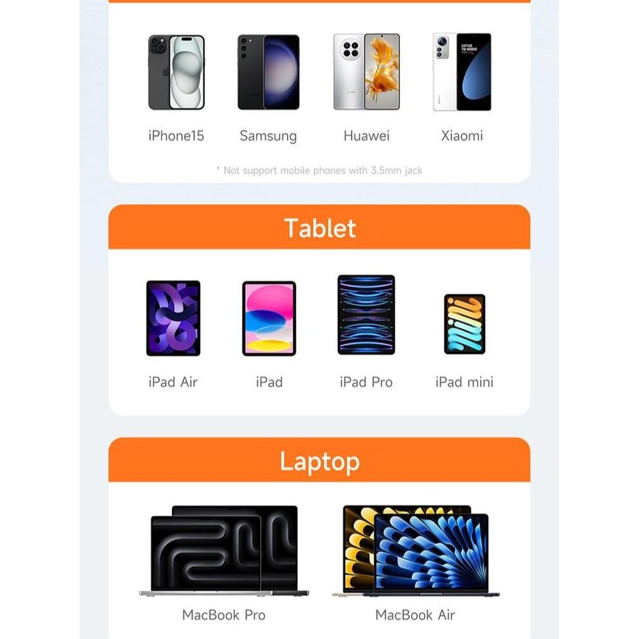 PROMO MCDODO CONVERTER SPLITTER TYPE C TO JACK AUDIO + FAST CHARGING