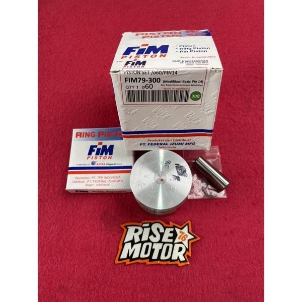 new piston fim 60mm pen 14 mentah racing