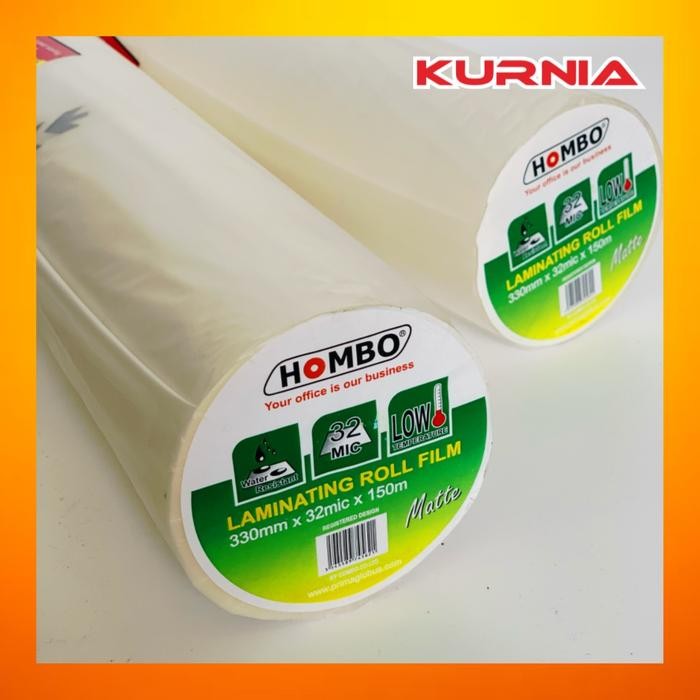 

Pilihan- Laminating Roll Film Low Temperature 330Mm Matte Hombo