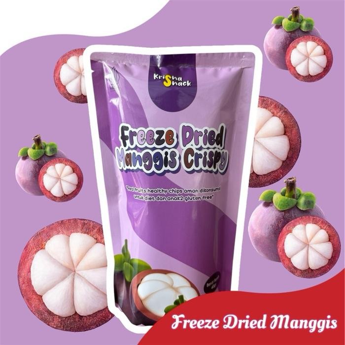 

FREEZE DRIED MANGGIS, KERIPIK BUAH MANGGIS KERING POUCH 40GR