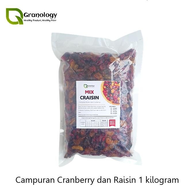 

Mix Craisin 1 kilogram (Cranberry, Dark Raisin & Golden Raisin)