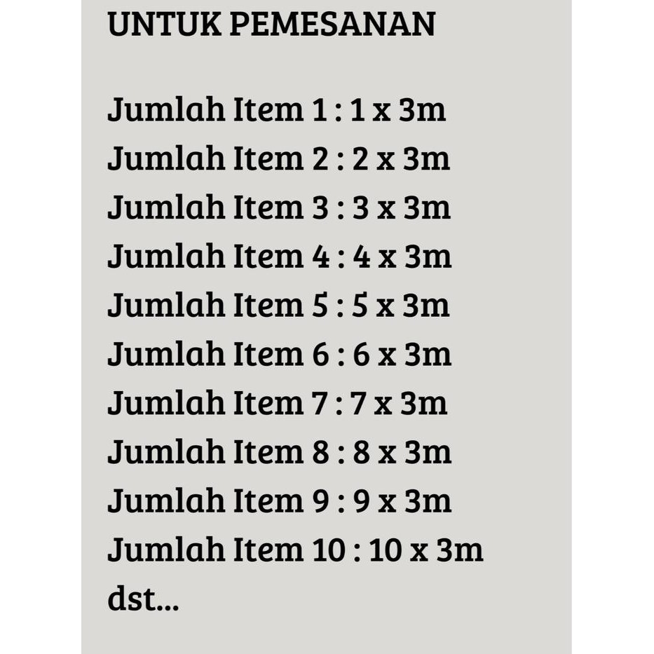 Pilihan- Bentley Karpet Non Woven Tebal [Meteran] 1X3 Meter (Lebar 3 Meter)