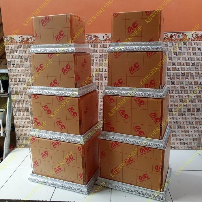 Khusus Grab Kotak Hantaran Akrilik Paket Murah Isi 8 Free Packing Kayu
