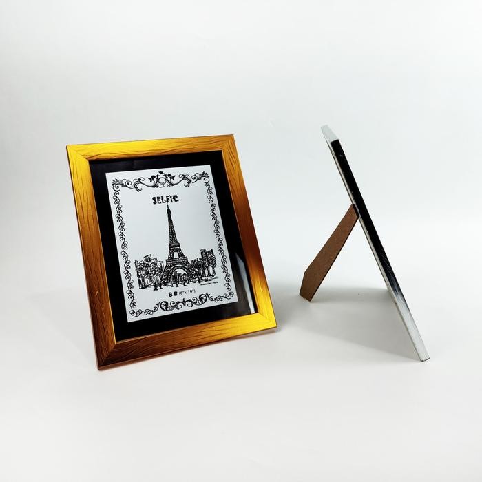 MURAH Topla Frame Motif Kayu 8R Frame Foto Bingkai Foto bingkai profil