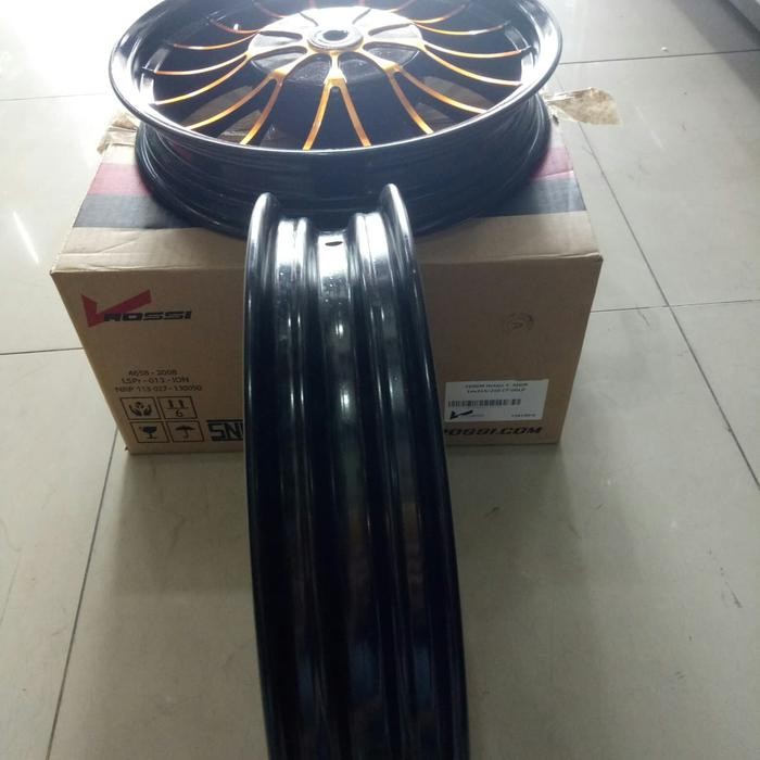 VELG ROSSI TAPAK LEBAR MOTOR YAMAHA XEON UKURAN 215/250 RING 14