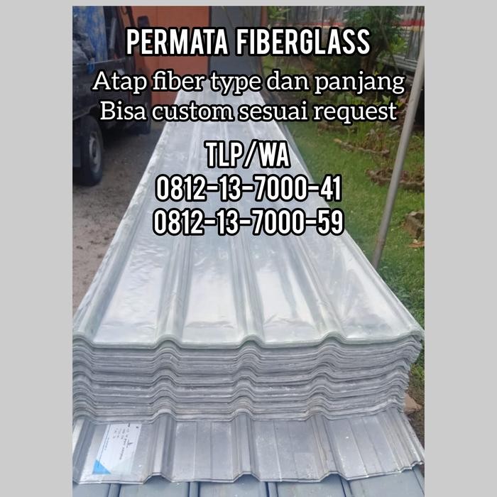 DISKON!! ATAP FIBERGLASS, ATAP FIBER, ATAP BENING TRANSPARAN, ATAP FIBER BENING