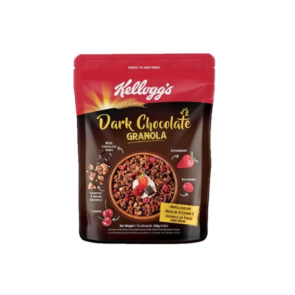 

KELLOGGS GRANOLA DARK CHOCOLATE 220 GR