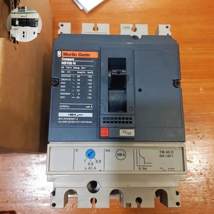 Laris Mccb Merlin Gerlin Ns 100N 3P 40A Terlariss 